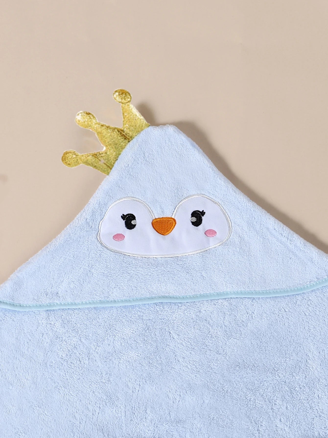 A pack of 80 * 80 cm cartoon baby bath towel body hooded polyester fiber baby bathrobe newborn swaddling baby blanket girls and