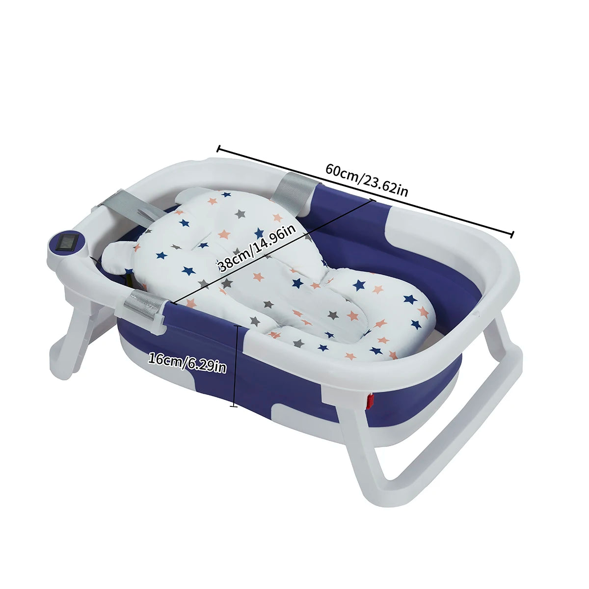 Foldable Baby Bath Tub - Comfortable & Space-Saving