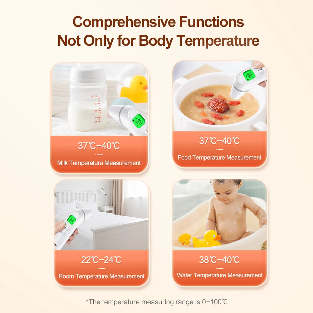 Cofoe Infrared Fever Thermometer Medical Household Digital LCD Infant Adult Non-contact Body Temperature Ear Thermometer