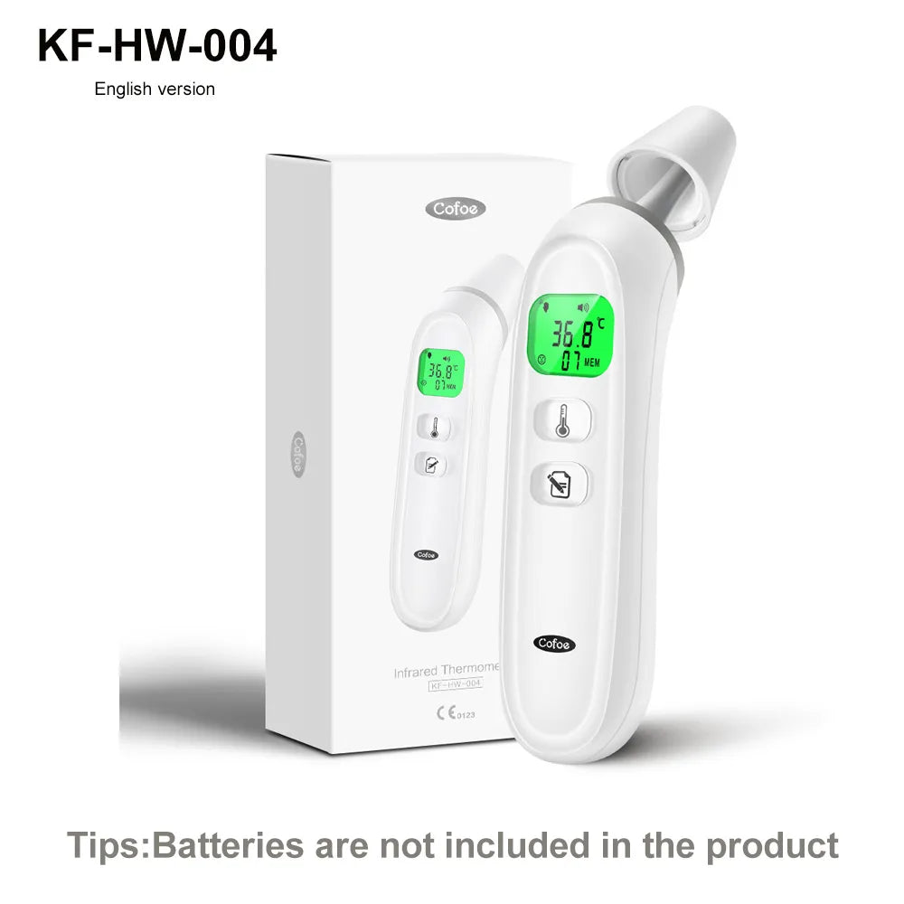 Cofoe Infrared Fever Thermometer Medical Household Digital LCD Infant Adult Non-contact Body Temperature Ear Thermometer