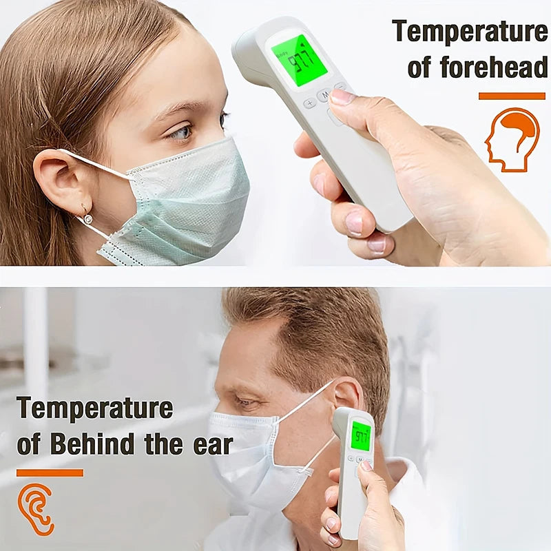 Thermometer Baby Adult Non-Contact Digital Temperature Alarm Thermometer Forehead Indoor Infrared Multi-function Thermometer