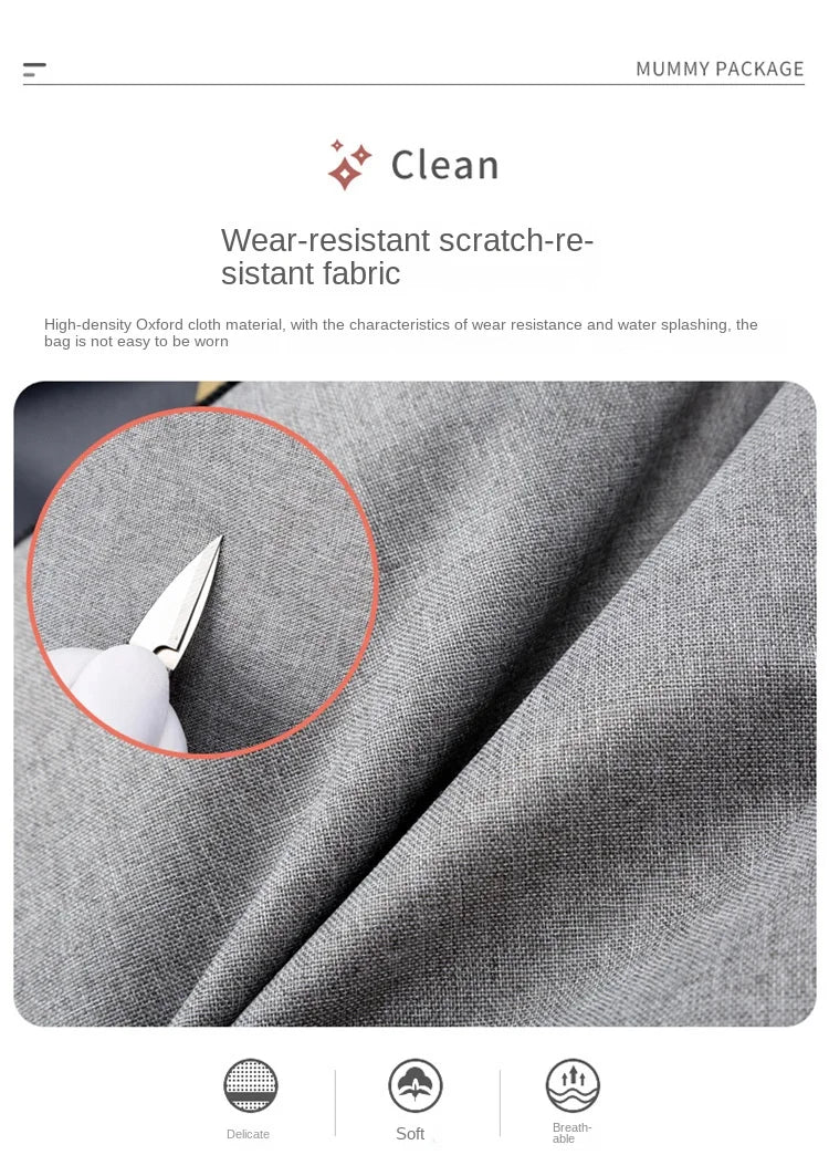 Mommy Diaper Bags Baby Bed Mother Large Capacity Nappy Milk Bottle Backpacks with Changing Mat Convenient Baby Nursing Bags