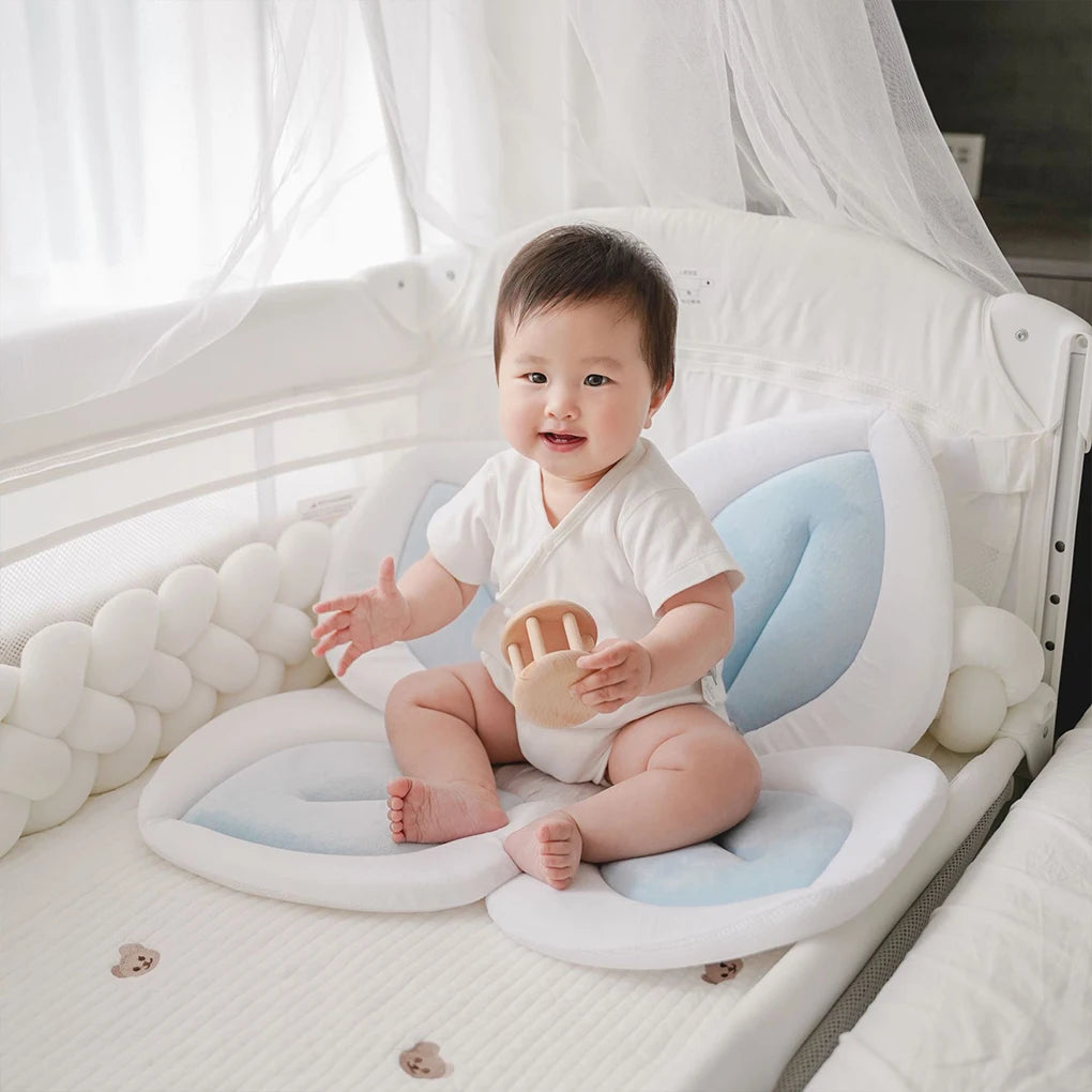 Blooming Bath Lotus Baby Bath Seat For Babys Bathing Comfort Not Easily Deformed Baby Sink Bathtub Mat Cushion Safe Flower Seat