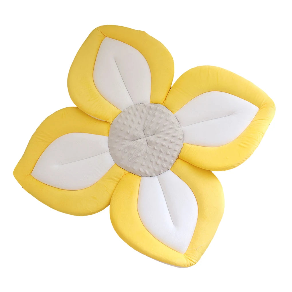 Blooming Bath Lotus Baby Bath Seat For Babys Bathing Comfort Not Easily Deformed Baby Sink Bathtub Mat Cushion Safe Flower Seat