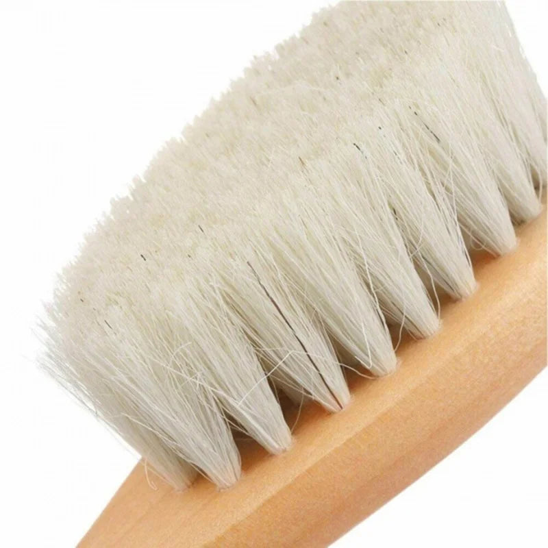 2pcs Wooden Baby Hair Brush Comb Soft Baby Bath Brush Clean Hair Body Gentlely Baby Protect Shower Baby Wash Care Tool