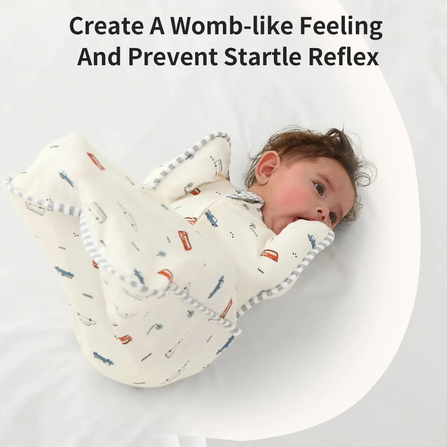 INSULAR Newborn Sleeping Bags 100% Cotton Baby Anti-startle Sleepsack Infant Skin-friendly Sleepwear Breathable 4 Seasons
