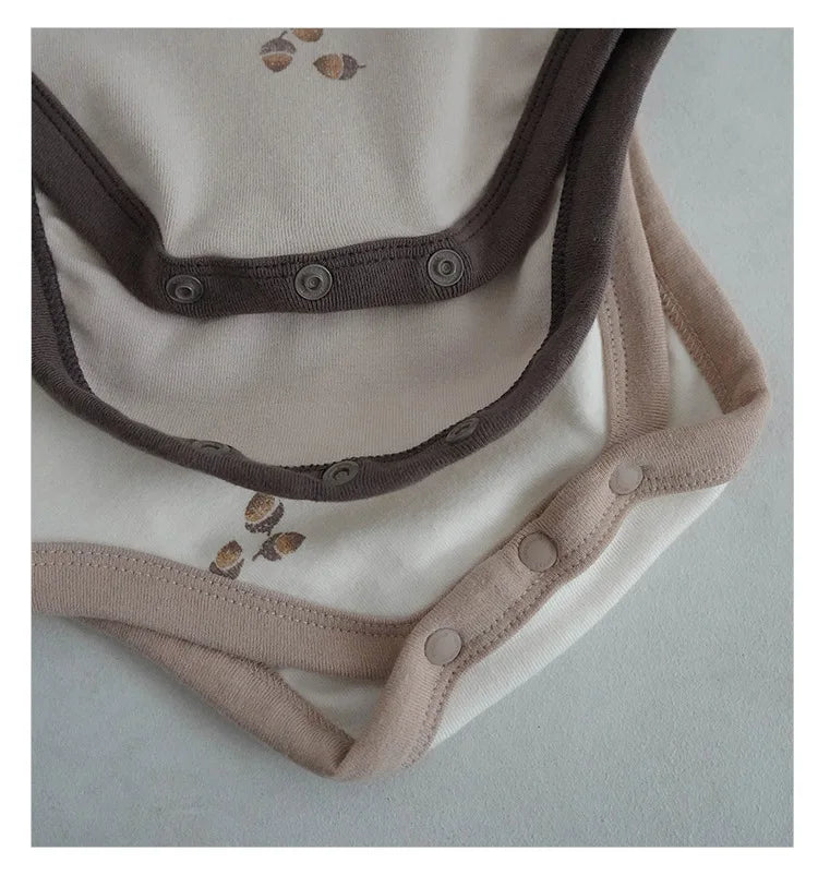 Baby Autumn Winter Clothing Newborn Boys Girls Floral Romper Bodysuits+Pants Cotton Clothes 0-24MInfant Costumes